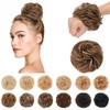 SEGO Larger Human Hair Bun, Real Hair Messy Bun Hairpieces