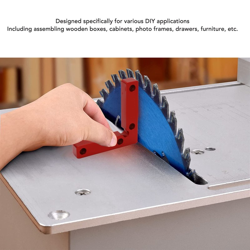 90 Degree Positioning Square 100x100mm Right Angle Clamp Aluminum Alloy