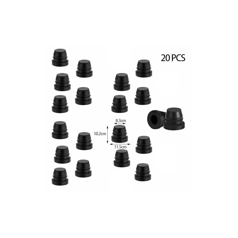 Pack of 20 Brake Bleeder Screw Cap Rubber Brake Bleeder