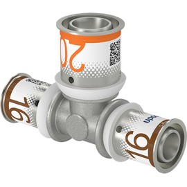 Uponor S-Press Plus MLC T-piece reduced 16 x 20 x 16 mm