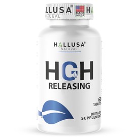 Hallusa Natural- “— Complejo HGH — 60 comprimidos Músculo, Fórmula Muscular, Recuperación Post Entrenamiento Suplemento de Aminoácidos