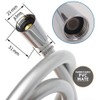 Kibath 105231 Shower Hose 170 cm Made of PVC Silver