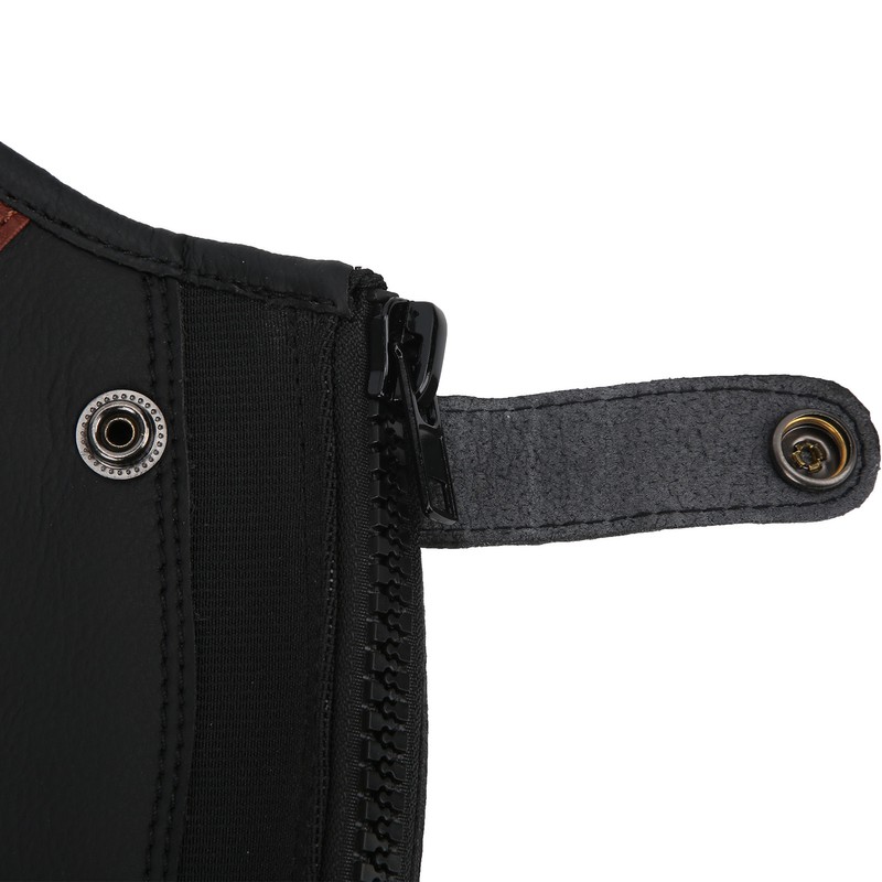 2Pcs Leather Half Chaps Equestrian Horse Riding Half Chaps Leg