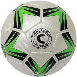 American Challenge ROZTOK Soccer Ball (Size 5, White/Black-Lime Green)