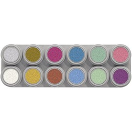 Grimas Pearl Water Make Up 12 Colours Palette