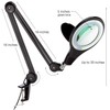 Brightech LightView PRO Magnifying Desk Lamp, 2.25x Light Magnifier, Adjustable