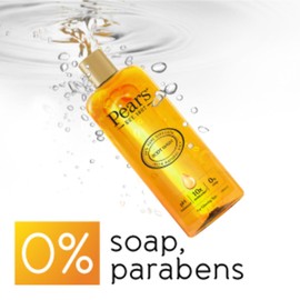 Pears Pure & Gentle Body Wash - 10x More Moisturising Cream with Pure Glycerin, Natural Oils & Soap Free, Nourishing Moisturising Cream & Natural Extract for Radiant Skin - Pack of 3, 250 ml