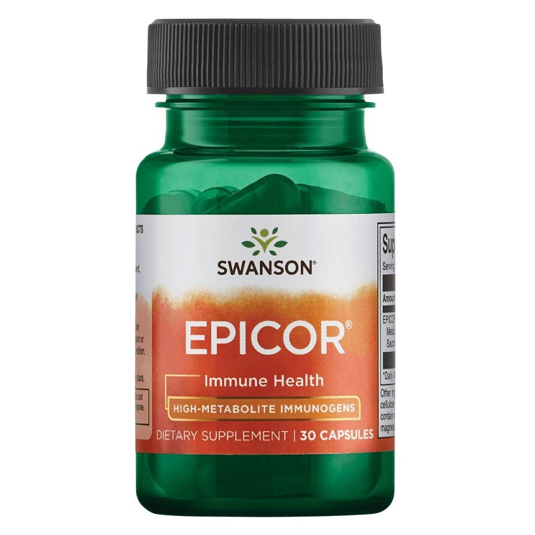 Swanson Epicor High-Metabolite Immunogens 500 Milligrams 30 Capsules