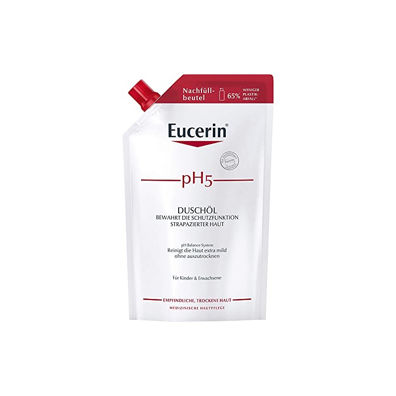 Eucerin pH5 Shower Oil Refill Bag 400ml Gel