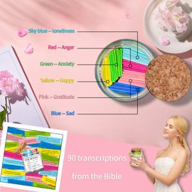 Bible Verse Jar Read Me When, Christian Gifts for Women, The Hope Jar, Bible Study Supplies, Religious Gifts, Bible Jar for Teacher & Graduation Gifts