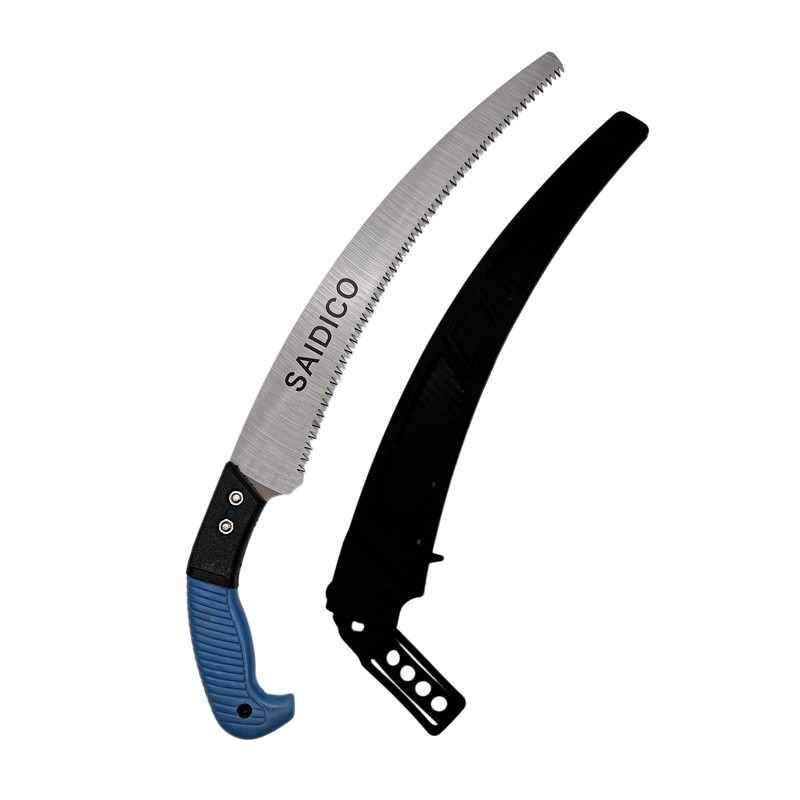 Precision Cutting 13" Professional Grade Pruning Hand Saw w/Holster Blue