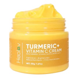 Crema De Cúrcuma Para Rostro Y Cuerpo, Healov