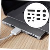 OSALADI 3set Anti-dust Plugs for Laptop Ports Covers to Protect
