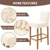 FUANGUI Bar Stool Covers Set of 4, Stretch Removable Bar