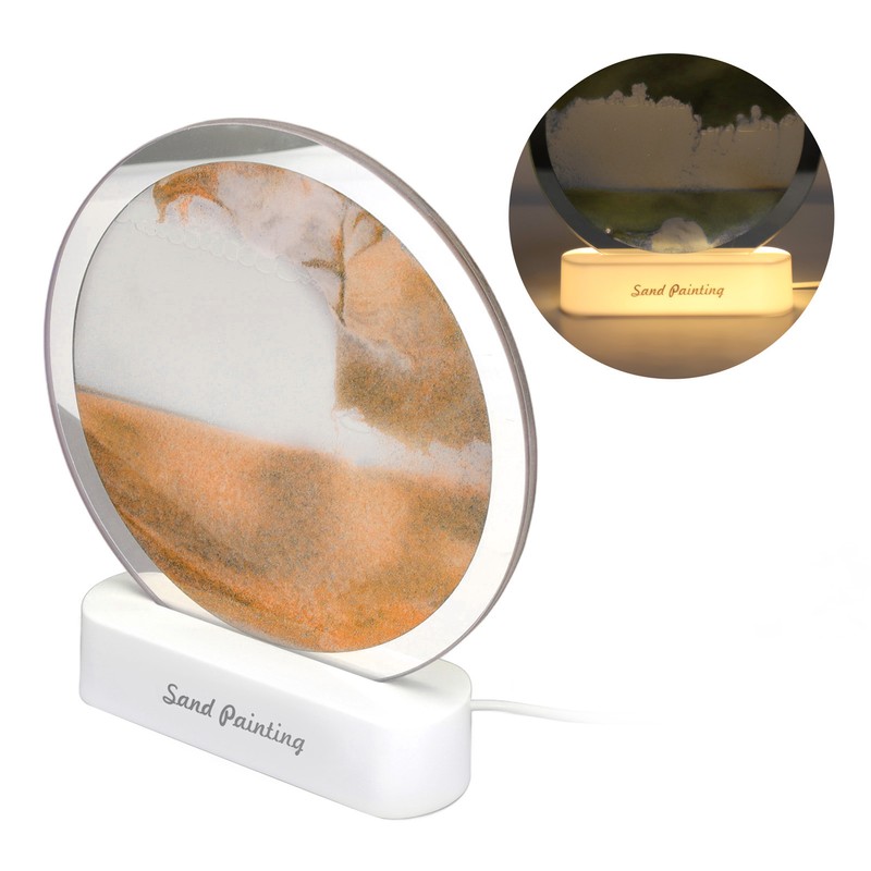 Quicksand Painting Light USB Plug in Eye Protection Art Decoration
