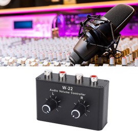 3.5 Mm Audio Volume Controller, Line Volume Control Box, Lossless Stereo Sound Balance Adjuster, Independent Left and Right Channel Balance Adjustment