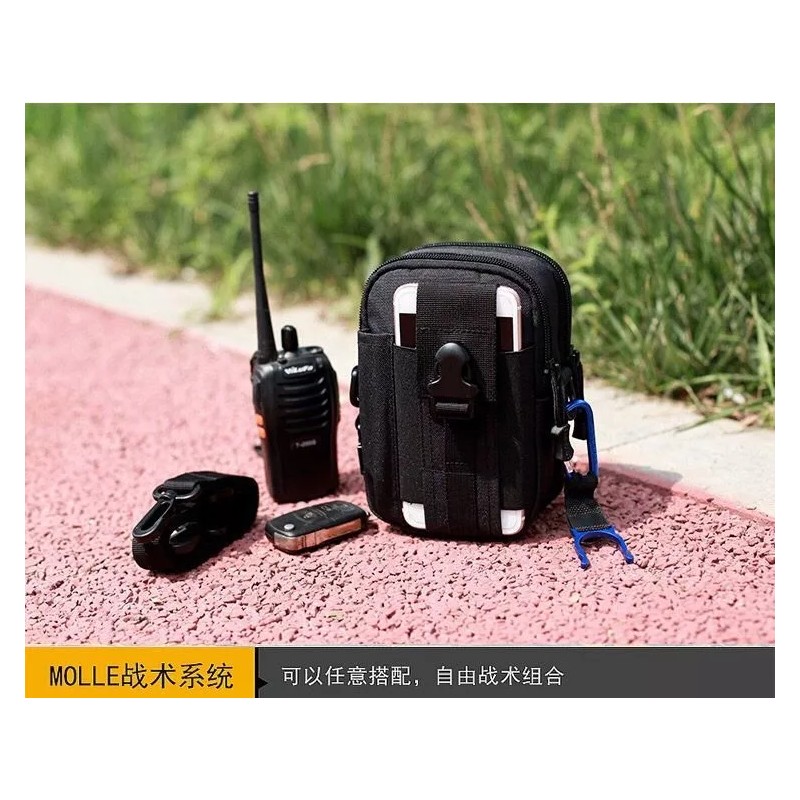 BOSSCO Mochila Táctica Militar Multiuso Celular Cartera Bolsa