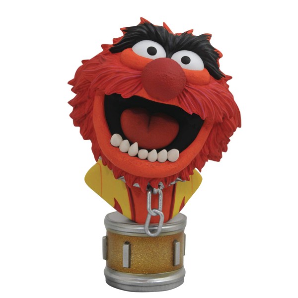 DIAMOND SELECT TOYS OCT182226 Select Toys Legends in 3-Dimensions: The Muppets Animal 1: 2 Scale Bust, Multicolor