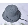 [AISHITE] UVカット 帽子 レディース サファリハット 日除け帽子【折りたたみ収納一体・軽量・撥水加工】 日焼け防止 通気速乾 小顔効果 サイズ調整可能