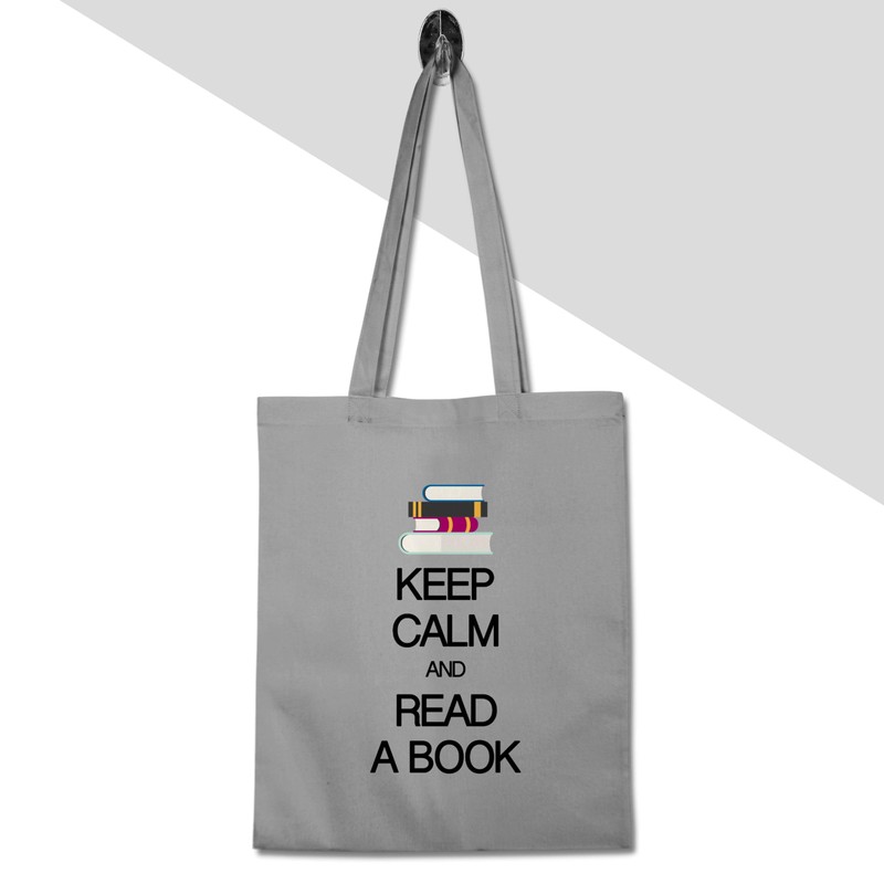 Shirtracer - Cotton Bag - Keep Calm and Read a