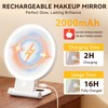 Auxmir 1X/30X Magnifying Mirror with Light, Double Sided Makeup Mirror