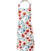 REDBEST Apron, cooking apron, poppy, 100% cotton, size 75 x