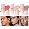 3-Pack Contour, Highlighter & Blush Set - Long-Lasting, Natural, Lightweight,