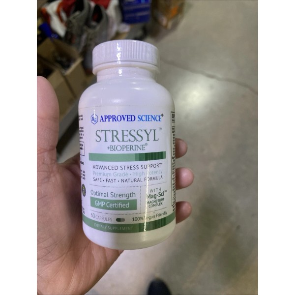 Approved Science Stressyl Advanced Stress Support 60 Caps Exp 02/2025