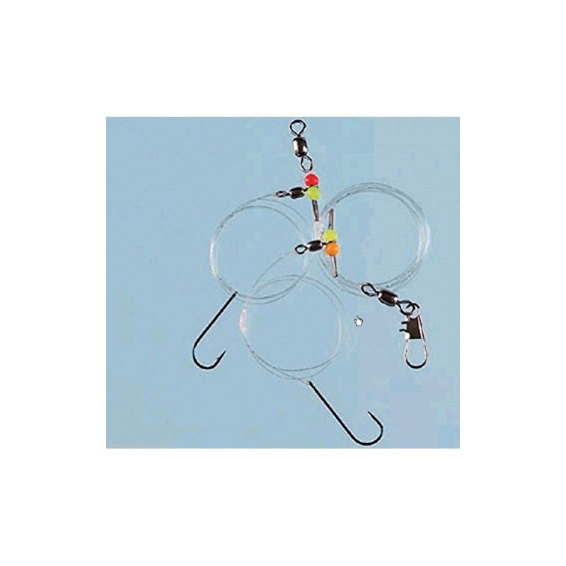 Fladen 17-1258-1/0 Paternoster Rig Lure Flapper 2 Hooks Size 1/0