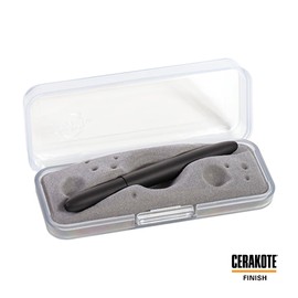 Fisher Space Pen Cerakote 400 Series Bullet Pen– Pressurized Ballpoint Pen + Cerakote Polymer-Coating Offers Durability, Hardness & Scratch-, Corrosion-, Heat- & Chemical-Resistance - Black Armor