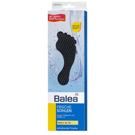 Balea Fresh Insoles Black Small