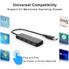 baolongking USB Hub, 4-Port USB Hub Ultra Slim Portable USB
