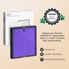 MORENTO 2 Pack HY4866 Genuine Air Purifier Replacement Filter for