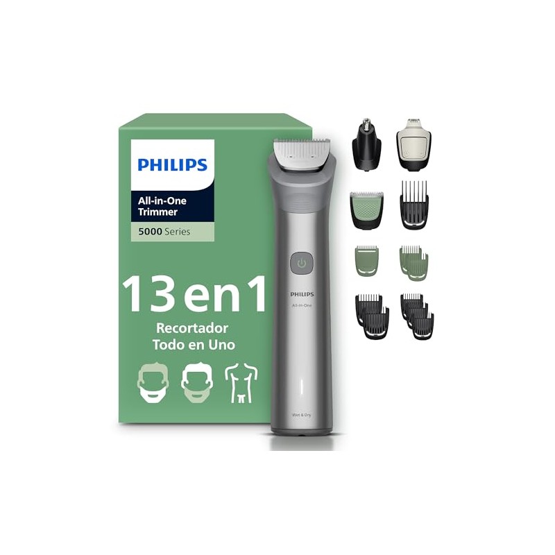 Philips Multigroom Serie 5000 Recortadora Todo en Uno para Hombre