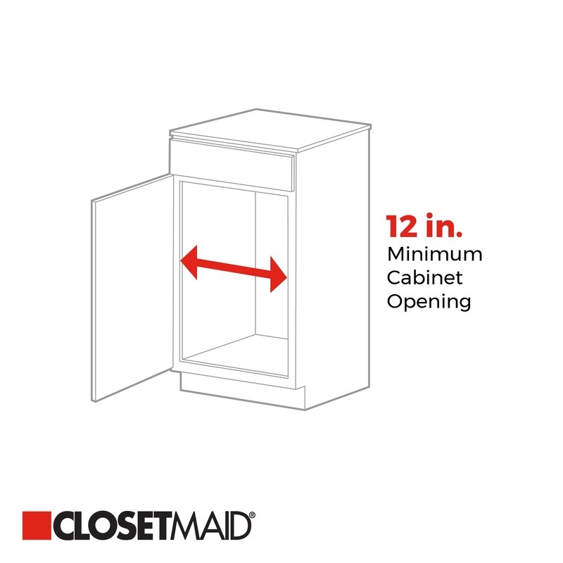 ClosetMaid Pull Out Cabinet Organizer, Heavy Duty, Slide Out Pantry