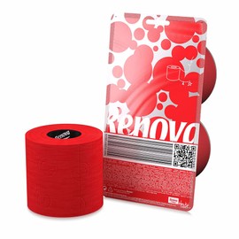Renova Red Toilet Paper 3 ply Blister Pack 2 Rolls 140 Premium Quality sheets