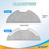 KEEPOW Mop Pads Accessories for Eureka E10s E20 Plus Robotic