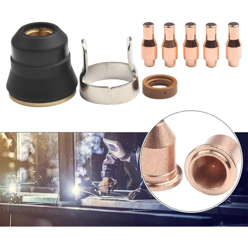 13Pcs Plasma Cutting Consumables Kit fit for Harbor Freight Titanium