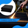 Hxszk Carbon Felt Wick Welding Blanket - Heavy-Duty Fireproof Fabric