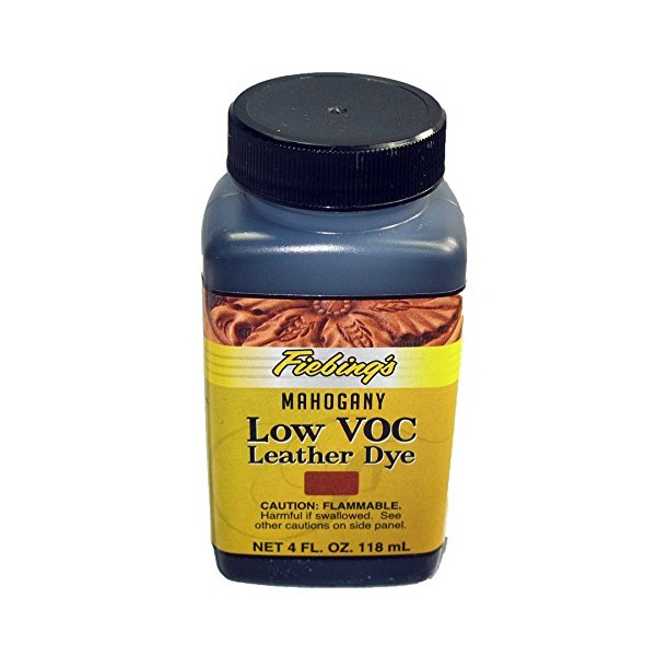 Low VOC Leather Dye 4oz - Mahogany
