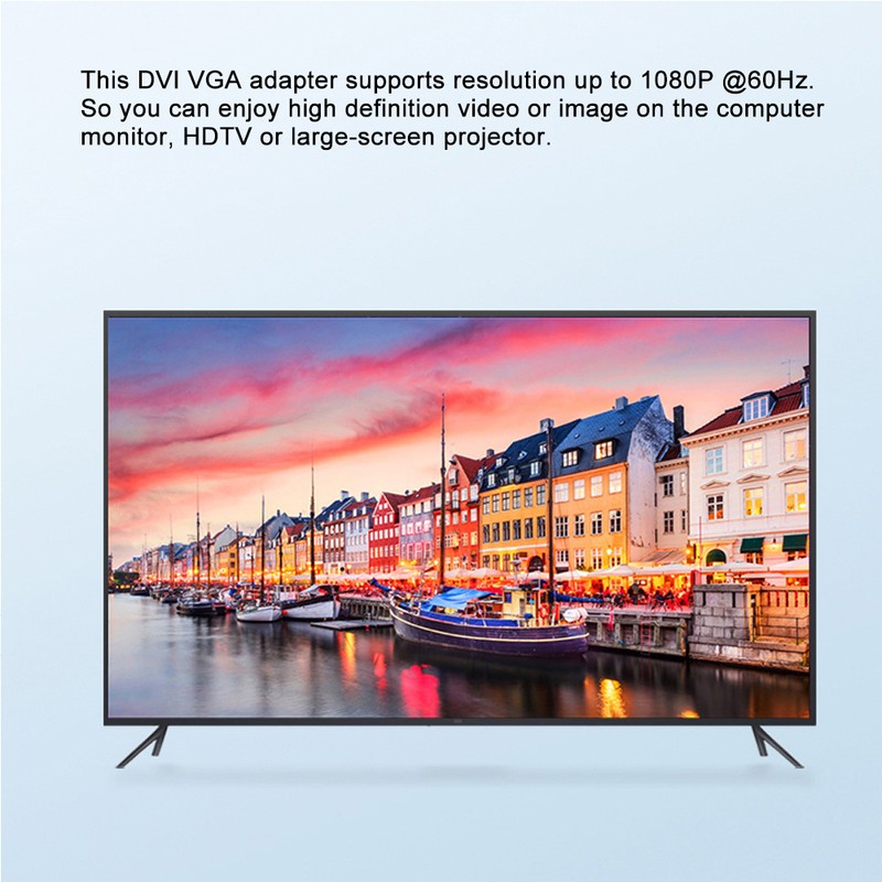 E0401 DVII 24+1 Male to VGA Female Dual Channel with