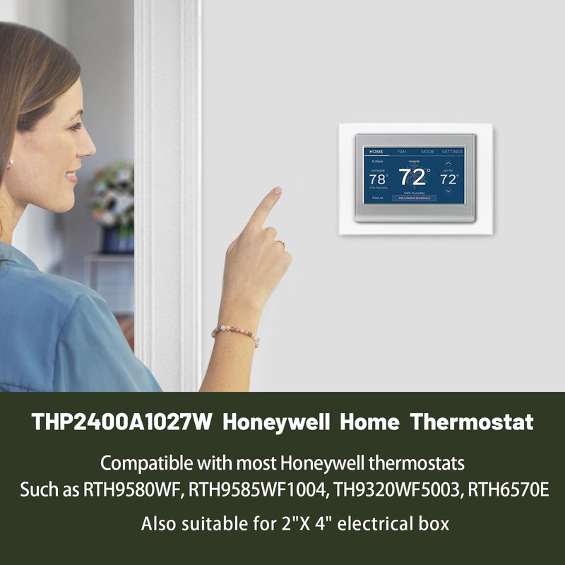 Thermostat Wall Plate Replacement for Honeywell - THP2400A1027W Wall Thermostat