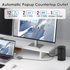 4-inch Pop Up Outlet for Countertop with 45W USB,17-in-1 Desktop