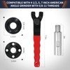 Pomsare Angle Grinder Wrench, Locknut Grinder Spanner Wrench Flange Nut