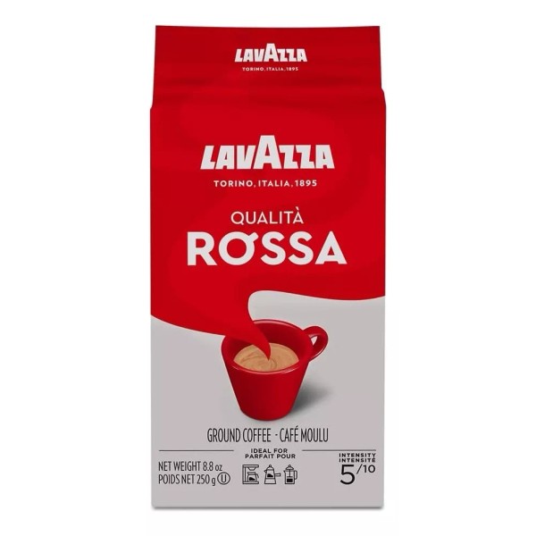 Lavazza Qualita Rossa Café Molido Italiano 250 Grs Sfn