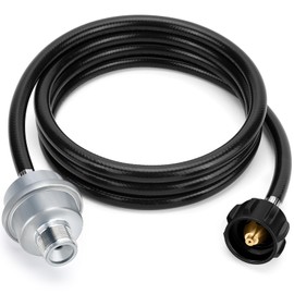 WADEO Propane Fuel Filter F273699 with 7FT Propane Adapter Hose Compatiable With Propane Heater Buddy, Propane Fuel Filter with Hose Connect 20-40 lb Propane Tanks, CSA Certified
