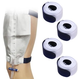 Belt for Urine Bag Catheter Leg Bag Straps Catheter Holder Stabilisation Device Holder Belt for Catheter Urine Bag Tube Pack of 4