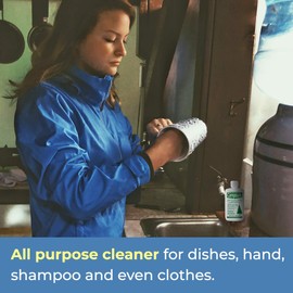 Sierra Dawn Campsuds Outdoor Soap Biodegradable Environmentally Safe All Purpose Cleaner, Camping Hiking Backpacking Travel Camp, Multipurpose