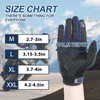 Qaemyro Stainless Steel Motorcycle Gloves for Men, Touchscreen Gloves for
