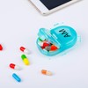 6 Pack Pill Organizer Pocket Small Case Holder Am Pm